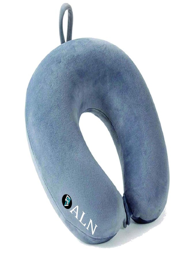 ALN® Premium Velvet Travel Neck Pillow for Travelling and Sleeping in Airplane Flight, Cab, Car, Train, Bus for Men and Women Head Rest Neck Holder Pillow for Pain Relief - Image 1